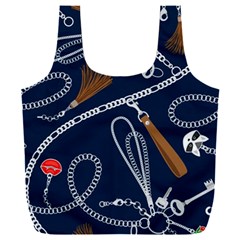 Chains-seamless-pattern Full Print Recycle Bag (xxl) by Pakemis