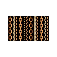 Gold-chain-jewelry-seamless-pattern Sticker Rectangular (100 Pack) by Pakemis