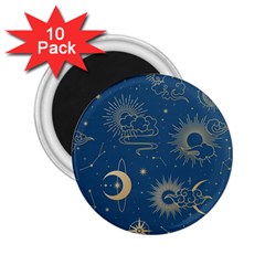 Seamless-galaxy-pattern 2 25  Magnets (10 Pack)  by Pakemis