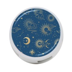 Seamless-galaxy-pattern 4-port Usb Hub (two Sides) by Pakemis