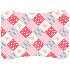 Cute-kawaii-patches-seamless-pattern Velour Seat Head Rest Cushion by Pakemis