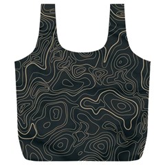 Damask-seamless-pattern Full Print Recycle Bag (xxl) by Pakemis