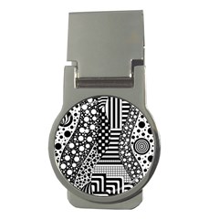 Black And White Money Clips (round)  by gasi