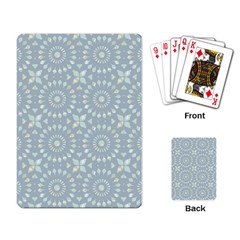 Kaleidoscope Duck Egg Playing Cards Single Design (rectangle) by Mazipoodles