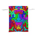 Colorful Design Lightweight Drawstring Pouch (S) Front