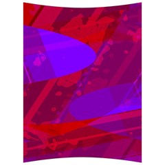 Background Pattern Purple Texture Design Wallpaper Back Support Cushion by Uceng
