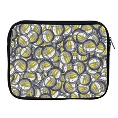 Gong Instrument Motif Pattern Apple Ipad 2/3/4 Zipper Cases by dflcprintsclothing