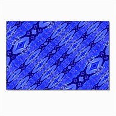 Abstract Tech Modern Pattern Postcards 5  X 7  (pkg Of 10) by dflcprintsclothing