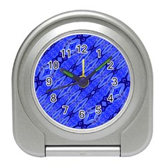 Abstract Tech Modern Pattern Travel Alarm Clock by dflcprintsclothing