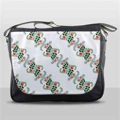 Background Ornamental Pattern Graphic Seamless Messenger Bag by Pakemis