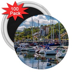 Piriapolis City Port, Maldonado, Uruguay 3  Magnets (100 Pack) by dflcprintsclothing