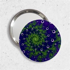 Fractal Spiral Abstract Background 2 25  Handbag Mirrors by Ravend