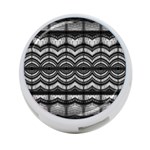 Abstract Geometric Collage Pattern 4-Port USB Hub (Two Sides) Front