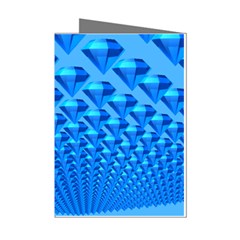 Diamond Pattern Mini Greeting Cards (pkg Of 8) by Sparkle