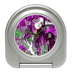 St  Cathy  Travel Alarm Clock by MRNStudios