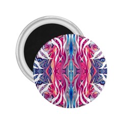 Mixed Media Repeats  2 25  Magnets by kaleidomarblingart