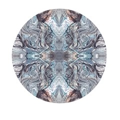 Abstract Marble Mini Round Pill Box (pack Of 3) by kaleidomarblingart