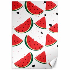 Watermelon Seamless Pattern Canvas 20  X 30  by Jancukart