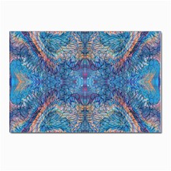 Marbling Blend Repeats Postcards 5  X 7  (pkg Of 10) by kaleidomarblingart