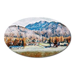 Trentino Alto Adige, Italy  Oval Magnet by ConteMonfrey