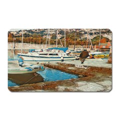 Alone On Gardasee, Italy  Magnet (rectangular) by ConteMonfrey