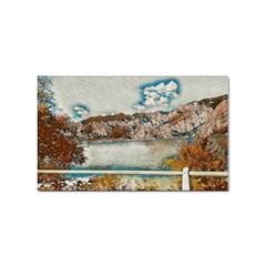 Side Way To Lake Garda, Italy  Sticker (rectangular) by ConteMonfrey
