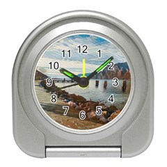 Ducks On Gardasee Travel Alarm Clock by ConteMonfrey