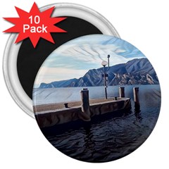 Pier On The End Of A Day 3  Magnets (10 Pack)  by ConteMonfrey