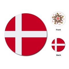 Denmark Playing Cards Single Design (round) by tony4urban