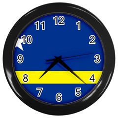 Curacao Wall Clock (black) by tony4urban