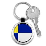 Bratislavsky Flag Key Chain (Round) Front