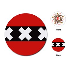 Amsterdam Playing Cards Single Design (round) by tony4urban