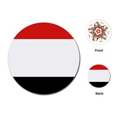 Kujawsko-pomorskie Flag Playing Cards Single Design (round) by tony4urban