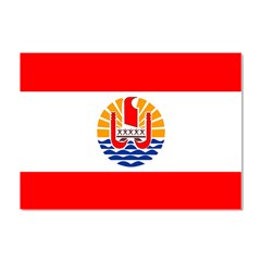 French Polynesia Crystal Sticker (a4) by tony4urban