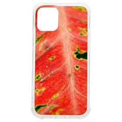 Aglonema Leaf Plant Pattern Flora Iphone 12 Mini Tpu Uv Print Case	 by danenraven