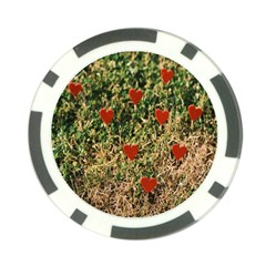 Valentine Day Heart Forest Poker Chip Card Guard (10 Pack) by artworkshop