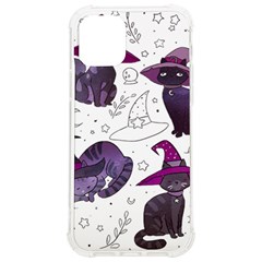 Witch Cat T- Shirt Cute Fantasy Space Witch Cats T- Shirt Iphone 12/12 Pro Tpu Uv Print Case by maxcute
