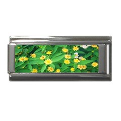 Flower Plant Spring Superlink Italian Charm (9mm) by artworkshop