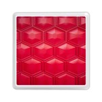 Red Textured Wall Memory Card Reader (Square) Front