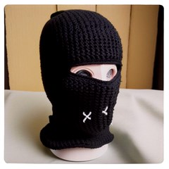 Ski Mask  Uv Print Square Tile Coaster  by Holyville