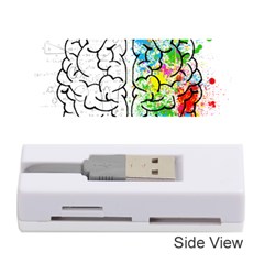 Brain-mind-psychology-idea-drawing Memory Card Reader (stick) by Jancukart