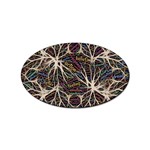 Mental Human Experience Mindset Art Sticker (Oval) Front