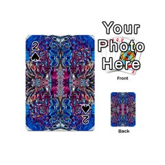 Abstract Blend Repeats Playing Cards 54 Designs (mini) by kaleidomarblingart