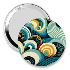Waves 3  Handbag Mirrors by fructosebat