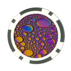 Bubble Color Poker Chip Card Guard (10 Pack) by artworkshop