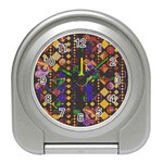 Background Graphic Travel Alarm Clock Front