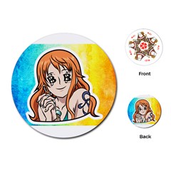 Nami Lovers Money Playing Cards Single Design (round) by designmarketalsprey31