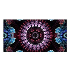Digitalart Kaleidoscope Satin Shawl 45  X 80  by Sparkle