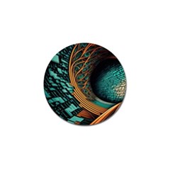 Big Data Abstract Abstract Background Backgrounds Golf Ball Marker (4 Pack) by Pakemis