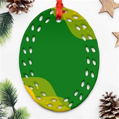 Background Pattern Texture Design Oval Filigree Ornament (two Sides) by Ravend